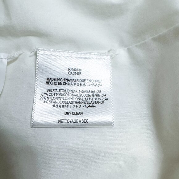 BCBG MaxAzria Kerry Mini Dress White Women's Size 0 - Picture 7 of 8